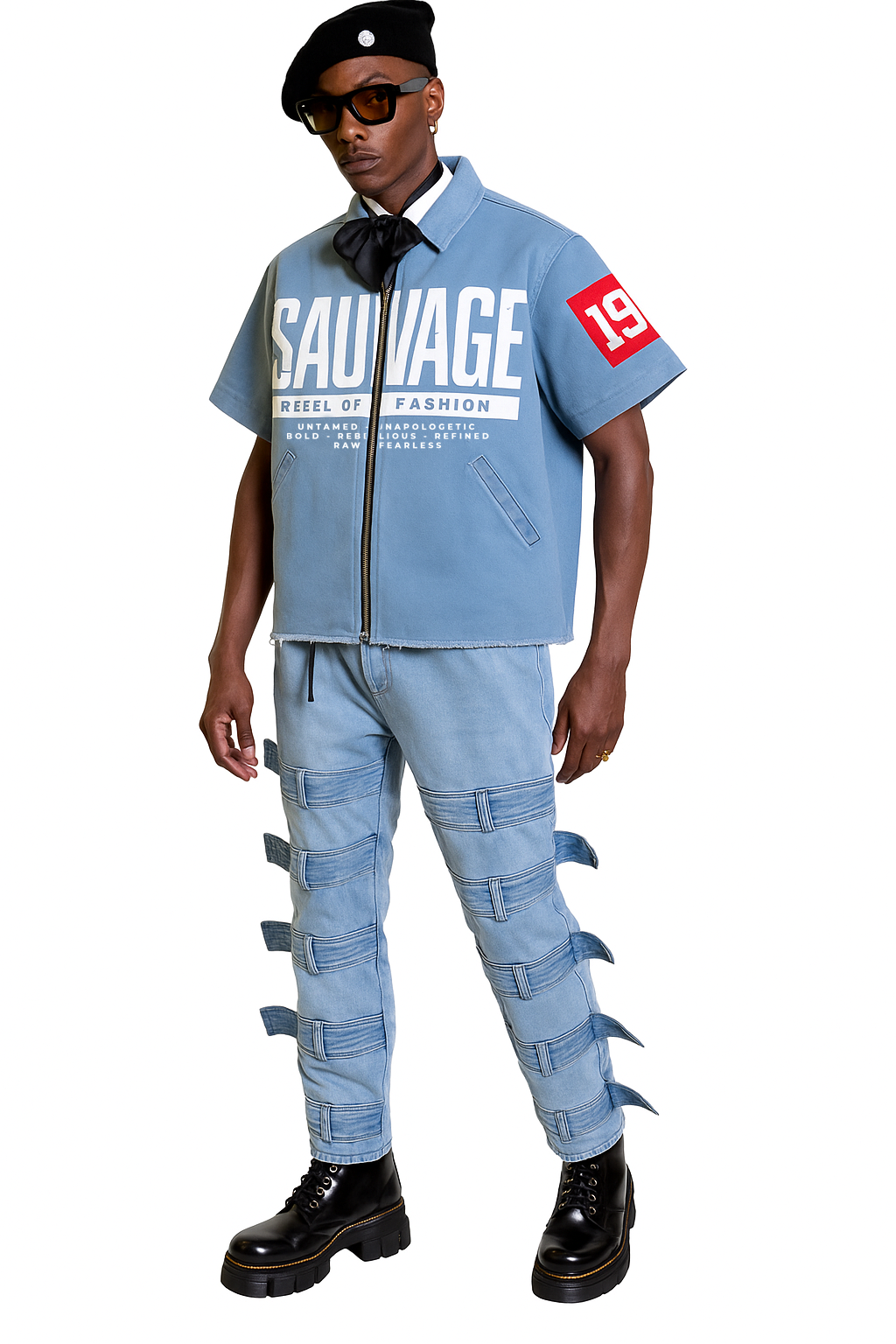 Sauvage “1983 Rebel Denim Jacket”