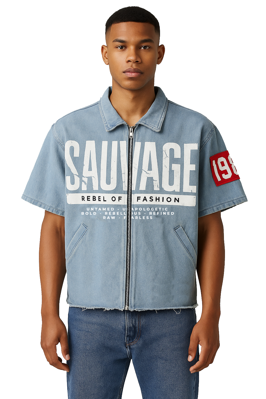 Sauvage “1983 Rebel Denim Jacket”