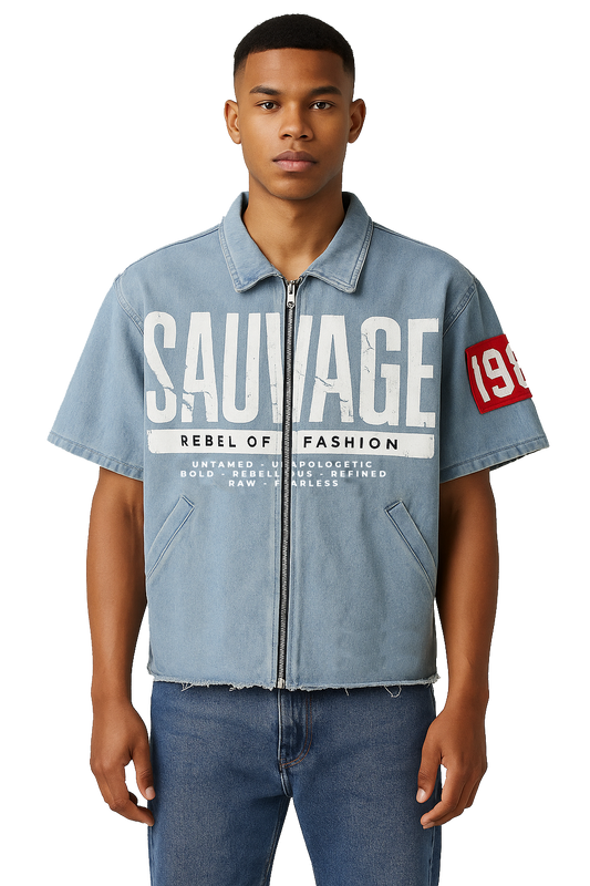Sauvage “1983 Rebel Denim Jacket”