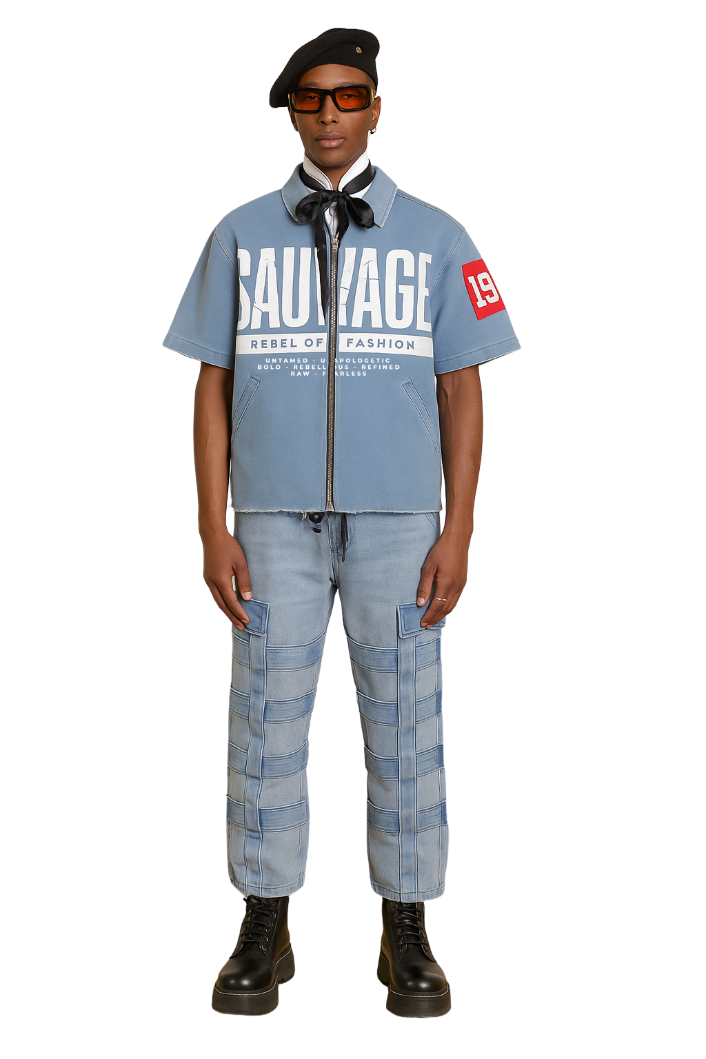 Sauvage “1983 Rebel Denim Jacket”